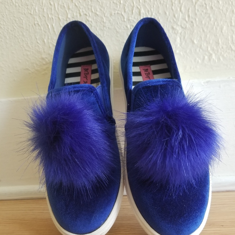 Betsey Johnson slip on sneakers!